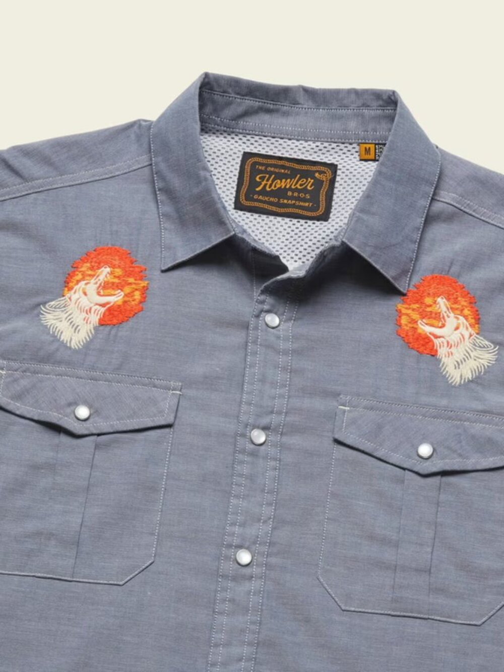 Howler Bros - Gaucho Snapshirt - Bark at the Moon - L